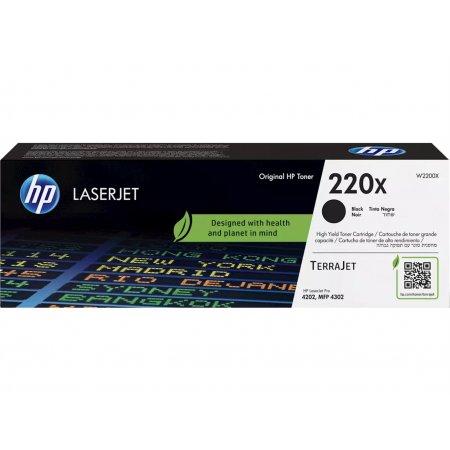 HP W2200X, black toner. kazeta HP LaserJet 220X originální