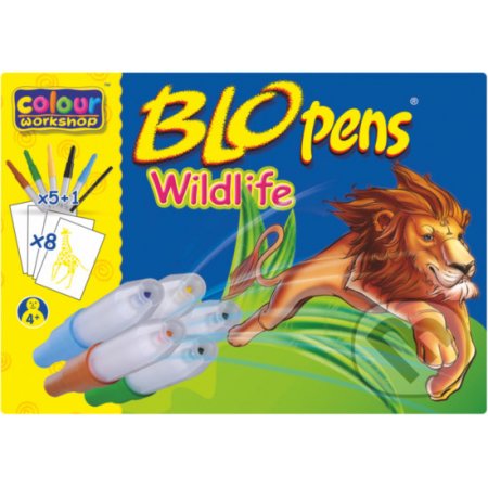 foukací fixy na papír, centropen 1500, sada 5+1 barev Wildlife