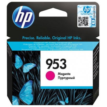 HP 953 purpurová inkoustová kazeta, F6U13AE originální