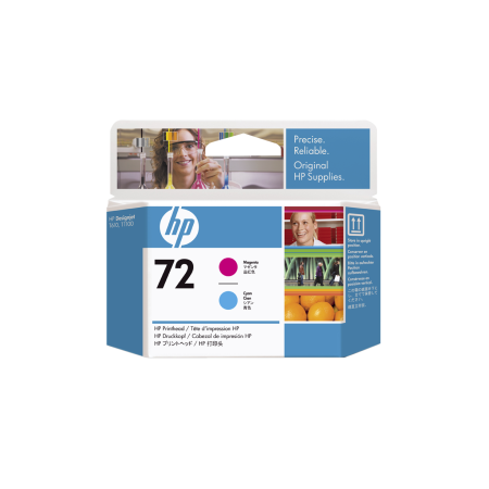 HP no 72 - purpurová a azurová tisk. hlava, C9383A originální