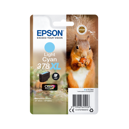 Epson Singlepack Light Cyan 378 XL Claria originální