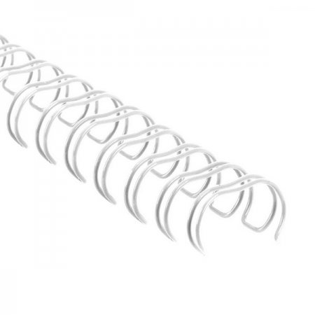 Drátěné hřbety 2:1 - 19mm - bílé - 50ks