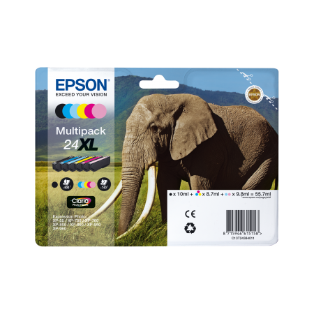 Epson Multipack 6-colours 24XL Claria Photo HD Ink originální