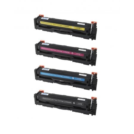 Canon CRG 055 H - kompatibilní sada CMYK tonerů, XL kapacita, s novými čipy