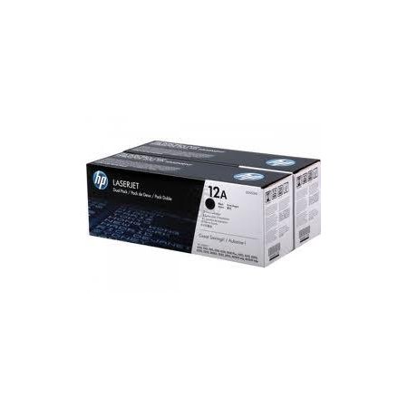 HP tisková kazeta černá,2-pack Q2612AD originální