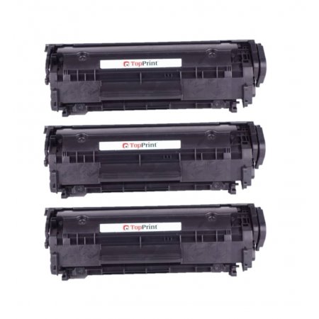 HP Q2612A - kompatibilní Multibalení  3ks tonerů 12A, Topprint