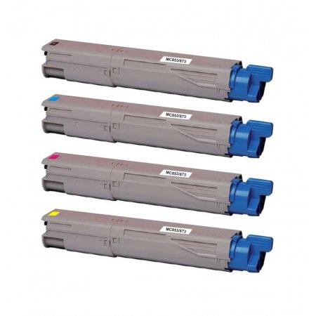 OKI MC853, MC873 - kompatibilní sada všech barev