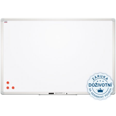 Magnetická tabule Ceramic Premium- keramický povrch, hliníkový rám 260x120 cm, obr. 1