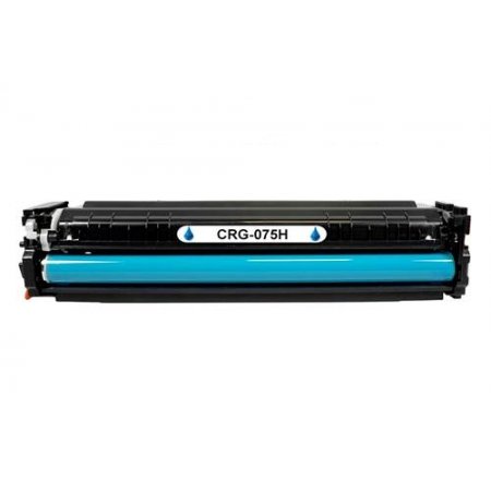 Canon CRG 075 H - kompatibilní cyan toner, XL kapacita s novým čipem