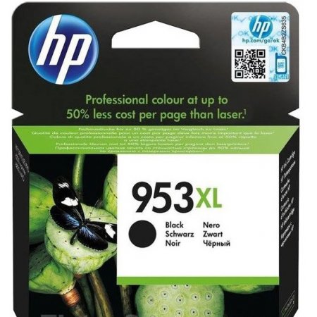 HP 953XL černá inkoustová kazeta, L0S70AE originální