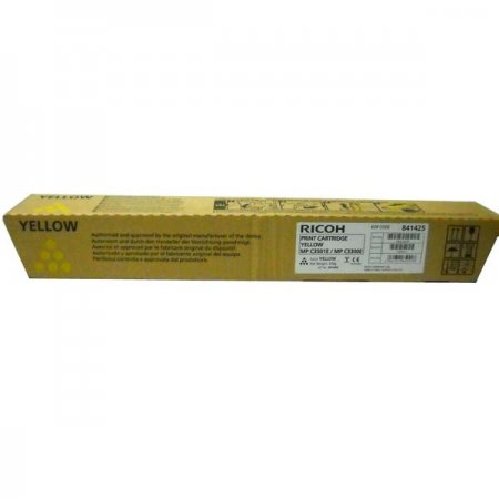 Ricoh originální toner 841425 yellow, 16000str., MP C2800, 3300, 3001, 3501