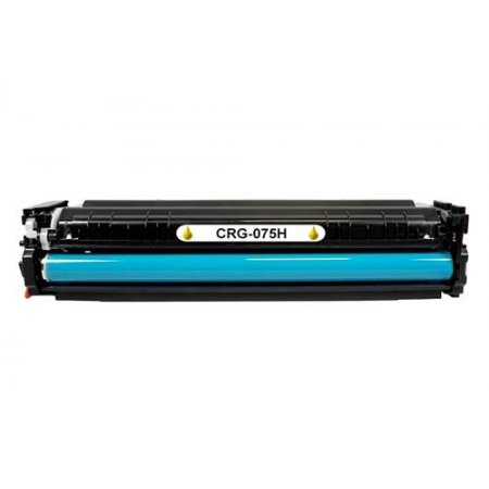 Canon CRG 075 H - kompatibilní žlutý toner, XL kapacita s novým čipem