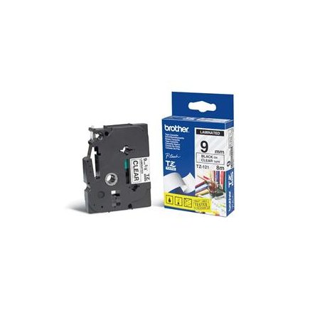 TZE-121,  průsvitná/černá, 9mm originální