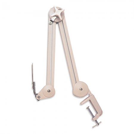 kloubové rameno, s upínacím svěrákem, šedé