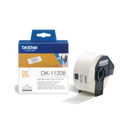 Brother DK-11208 (papírové / široké adresy - 400 ks) originální