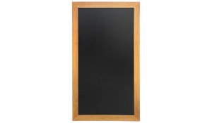 Nástěnná popisovací tabule LONG 56x100 cm, teak