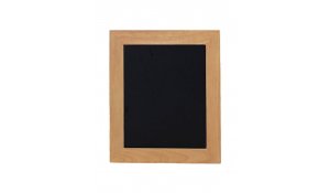 Nástěnná popisovací tabule UNIVERSAL, 30x40 cm, teak