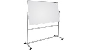 Magnetická oboustranná tabule 120x90cm, mobilní a otočná