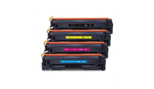 HP 415A - kompatibilní sada CMYK tonerů bez čipu