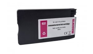 HP 937 - kompatibilní inkoustová kazeta 4S6W3NE magenta, s novým čipem