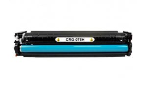 Canon CRG 075 H - kompatibilní žlutý toner, XL kapacita s novým čipem