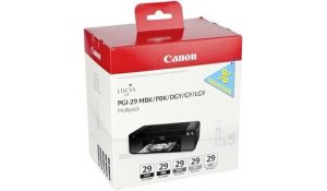 Canon PGI-29 MBK/PBK/DGY/GY/LGY/CO Multi pack originální