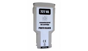 HP 727XL - renovovaná foto černá tisková kazeta F9J79A (300ml)